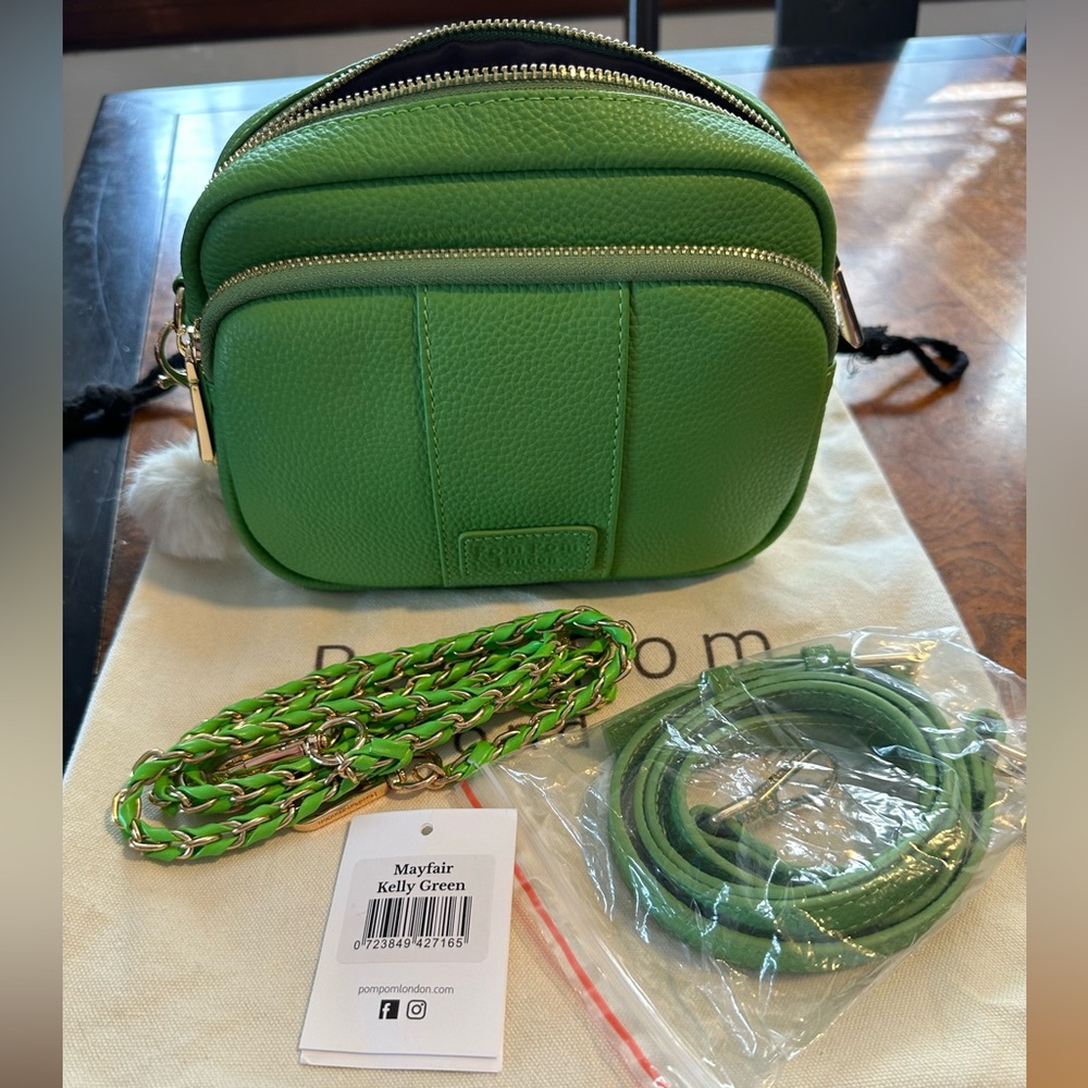 Pom Pom London Kelly Green Mayfair
